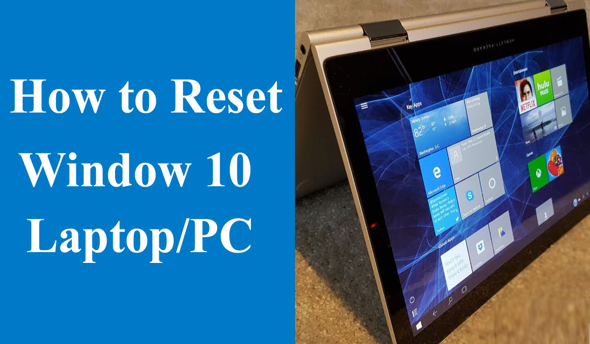 how to reset windows 10