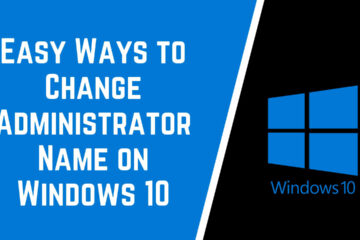 hange Administrator on Windows 10