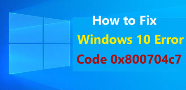 Ошибка 0x800704c7 windows 10 как исправить