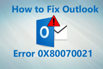 Outlook Error 0X80070021