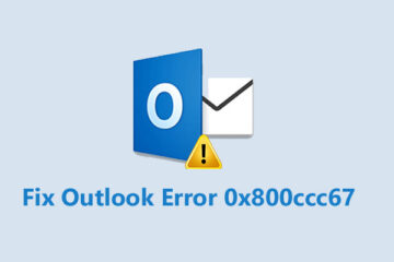 Fix Outlook Error 0x800ccc67