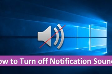 How to turn off notification sound in Windows 10