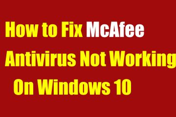 McAfee Antivirus Not Working Problem